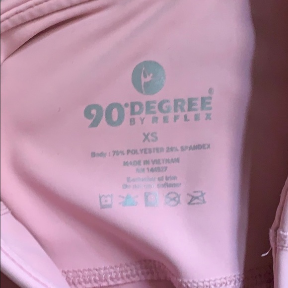 pink 90 degree workout leggings - Picture 2 of 3